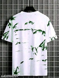Spab Men & Women Printed Casual Green, White T-Shirt
