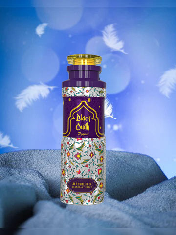 Black Oudh Alcohool Free DeoDorant Spray 200ml Awalif 9ml Pure Perfume (Pack of 1)