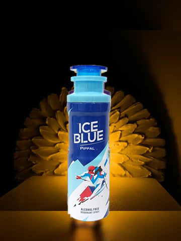 Ice Blue Alcohool Free DeoDorant Spray 200ml Kareem 9ml Pure Perfume (Pack of 1)