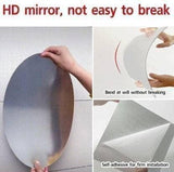 Combo of Oval Shape & Square Shape Mirror (Pack of 1)