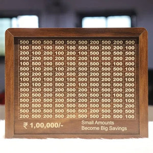 Savings Challenge Money Bank , Brown